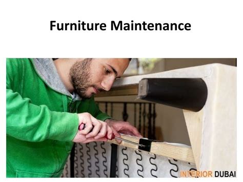 Expert Furniture Maintenance